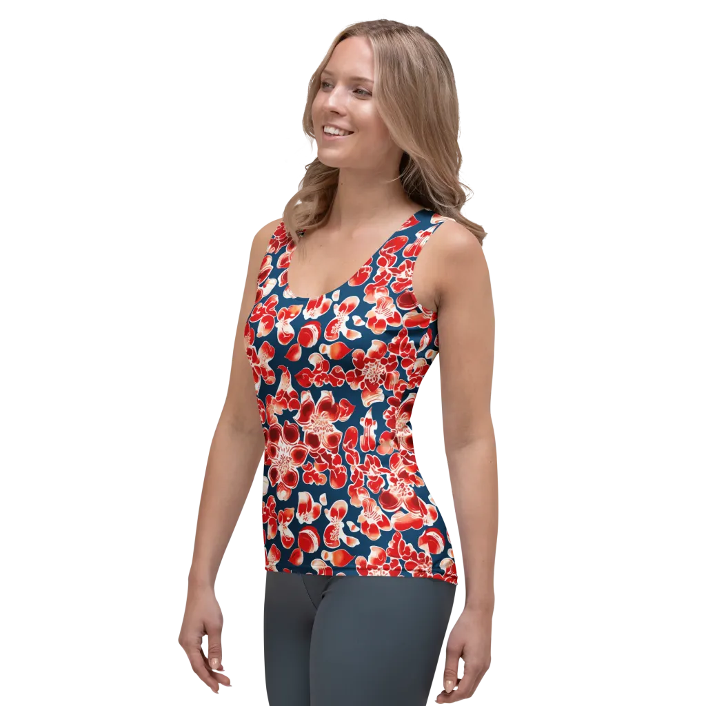 Crimson Midnight on Women's Tank Top — Left Front