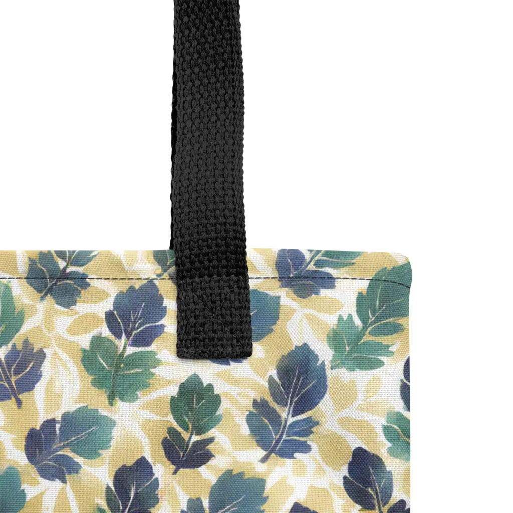 Golden Leaf Drift on Tote Bag — Product details