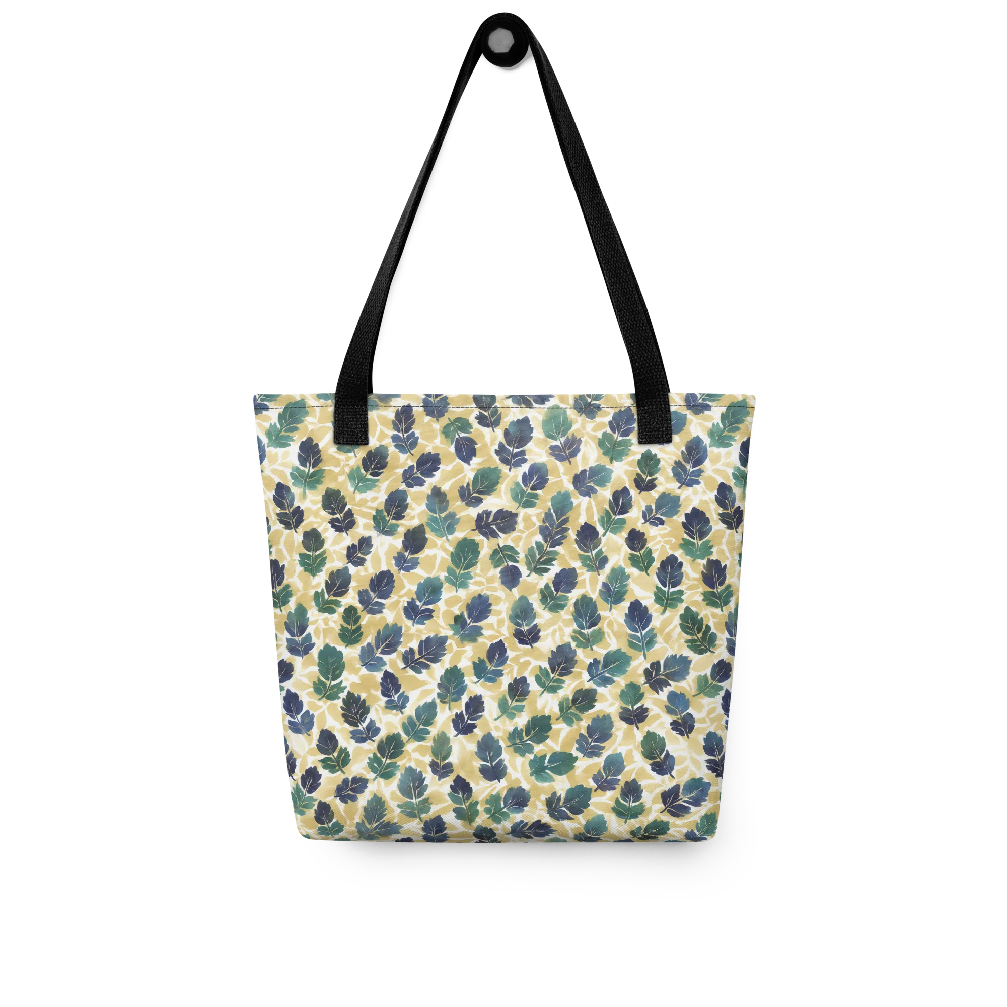 Golden Leaf Drift on Tote Bag — Front