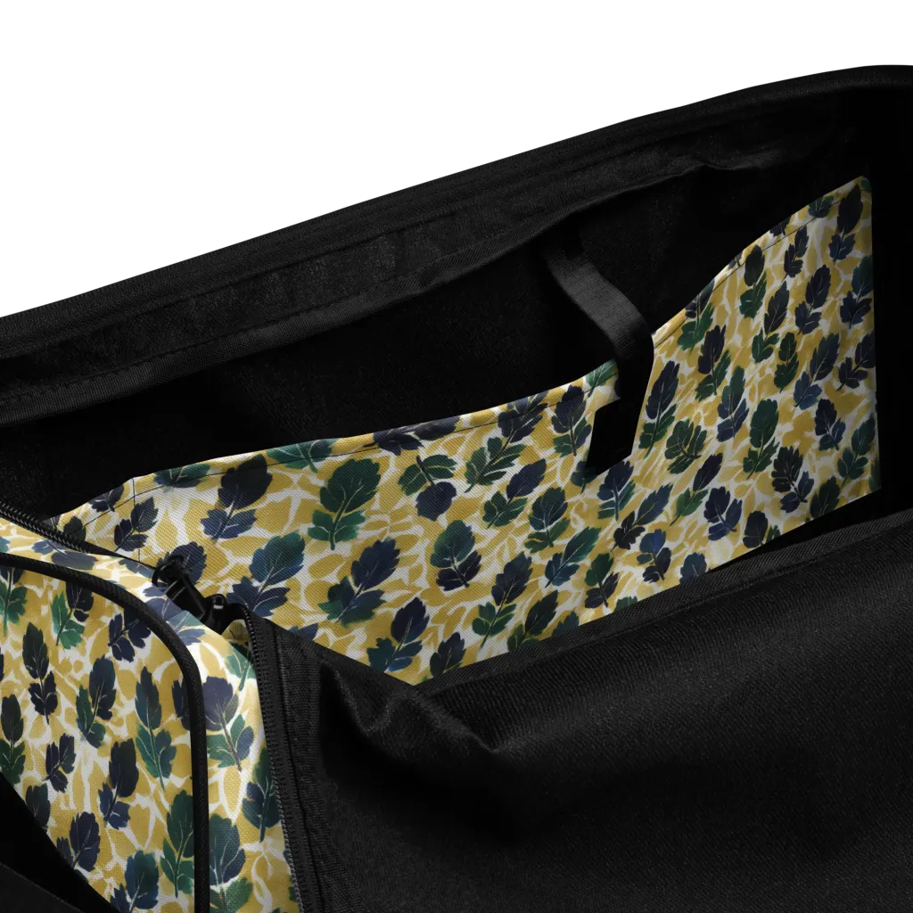 Golden Leaf Drift on Duffle Bag — Product details