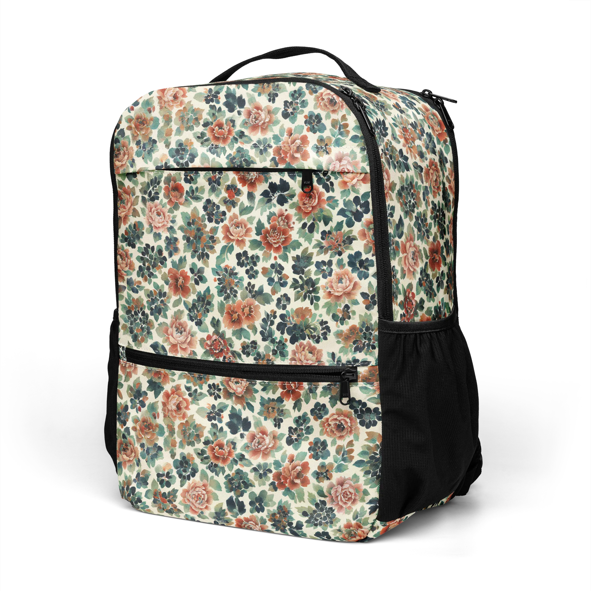 Twilight Rose Garden on Utility Backpack — Top print