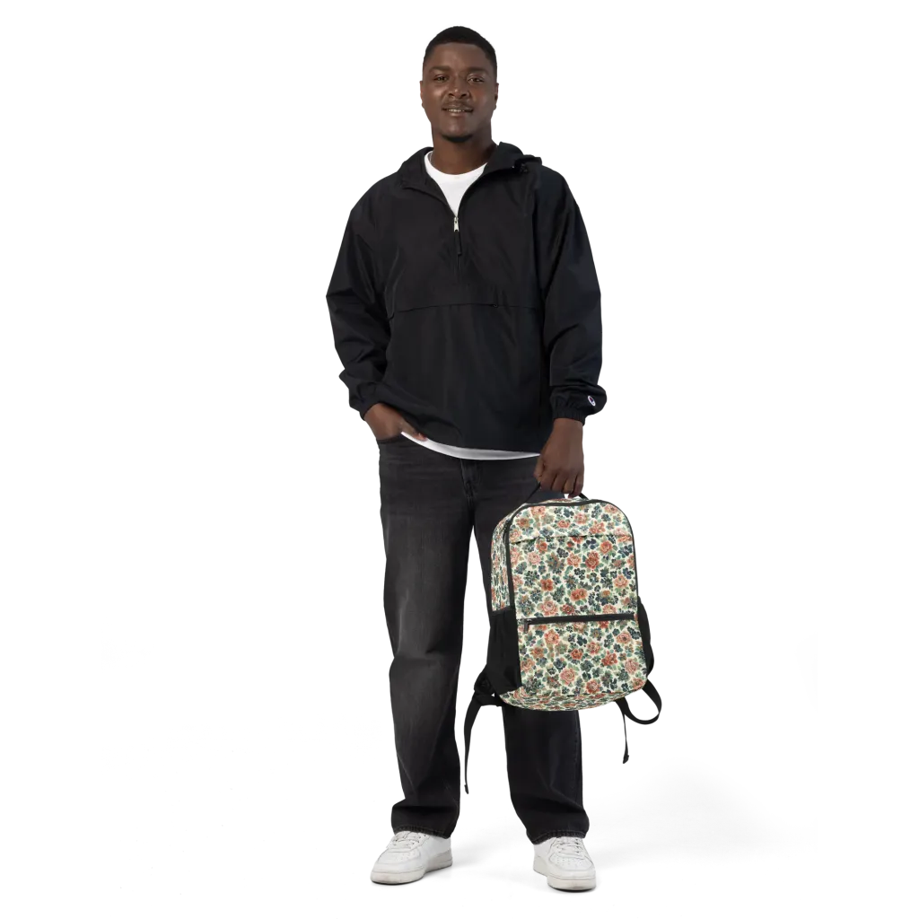 Twilight Rose Garden on Utility Backpack — Front