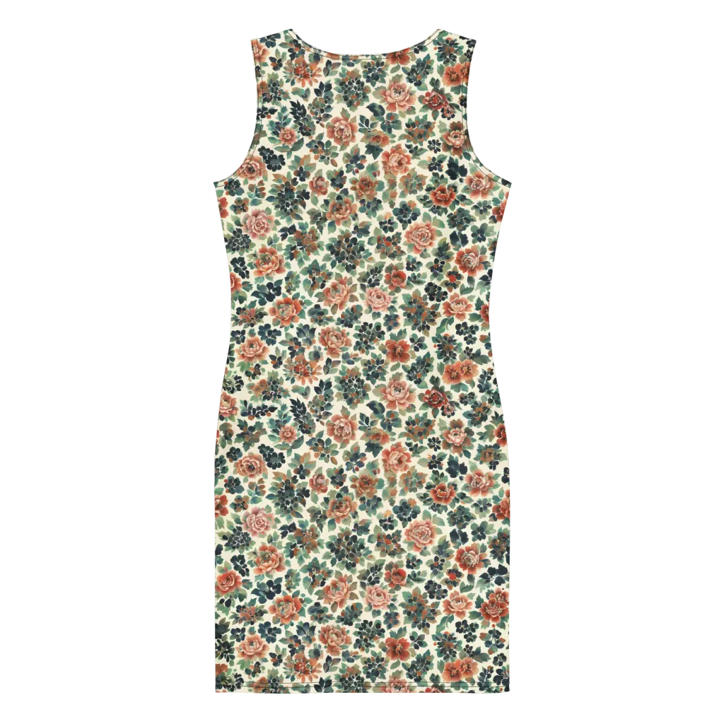 Twilight Rose Garden on Bodycon Dress — Print file