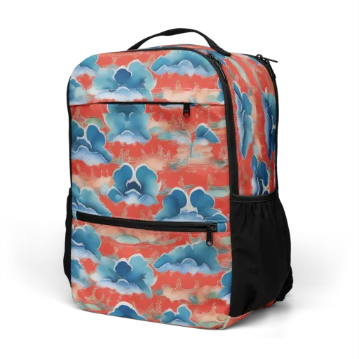 Vermilion Cloudscape on a Utility Backpack