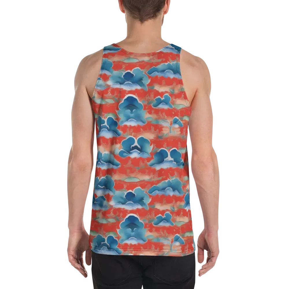 Vermilion Cloudscape on Men's Tank Top — Back