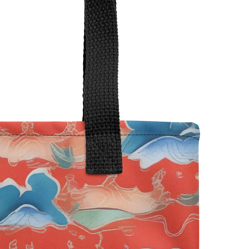 Vermilion Cloudscape on Tote Bag — Product details