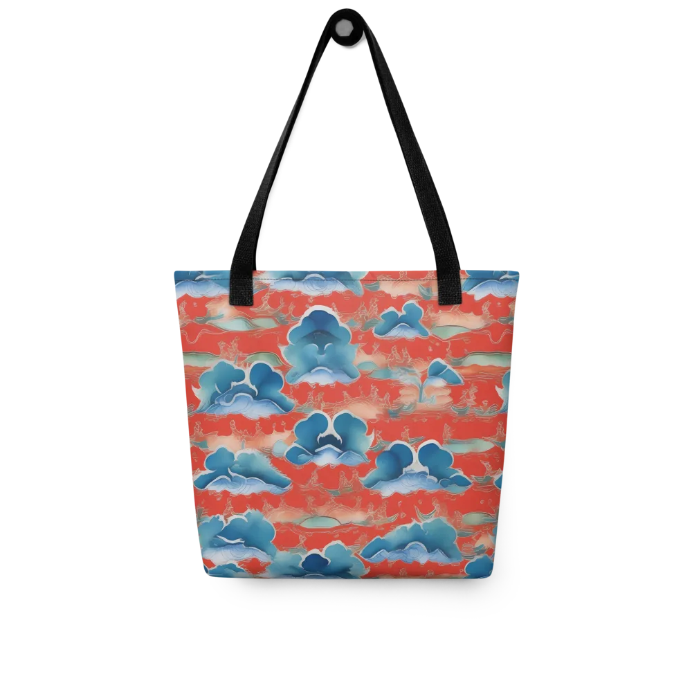 Vermilion Cloudscape on Tote Bag — Front