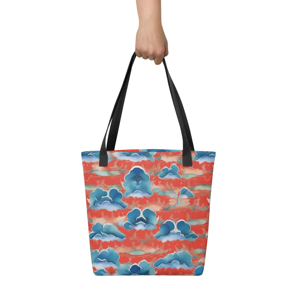 Vermilion Cloudscape on Tote Bag — Print file