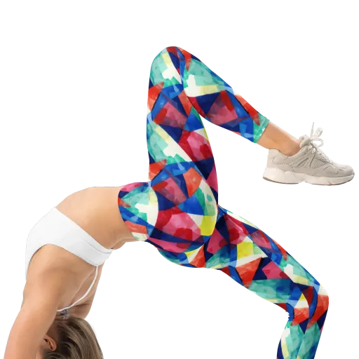 Chromatic Collage on a Leggings
