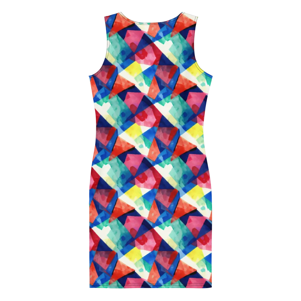 Chromatic Collage on Bodycon Dress — Print file