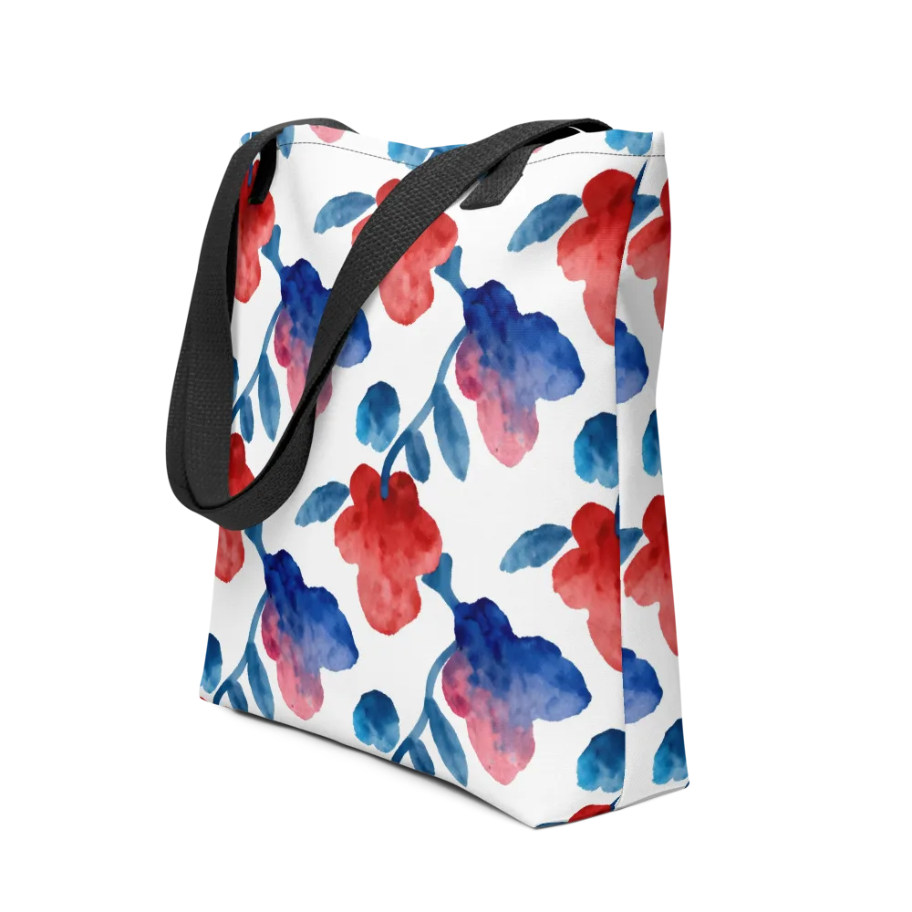Blue Bloom Reverie on Tote Bag — Print file