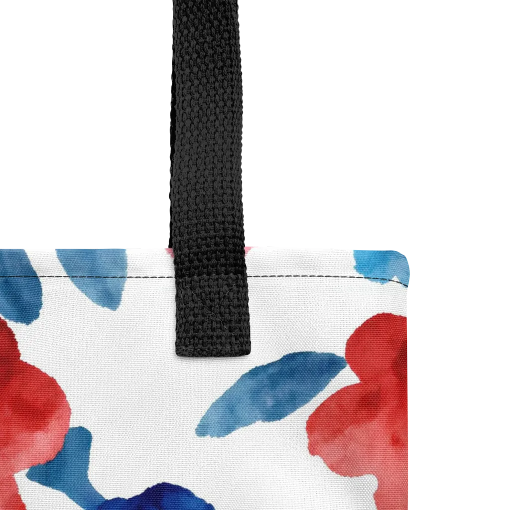 Blue Bloom Reverie on Tote Bag — Product details