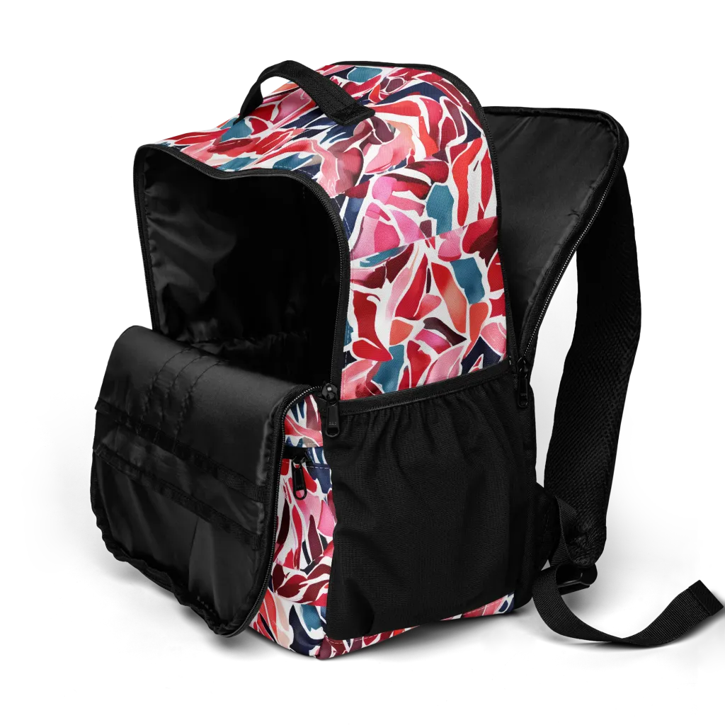 Petal Voltage on Utility Backpack — Top print