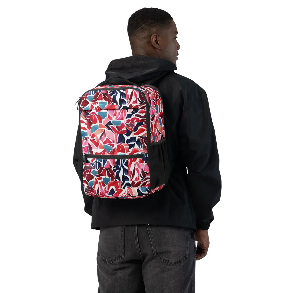 Petal Voltage on Utility Backpack — Back