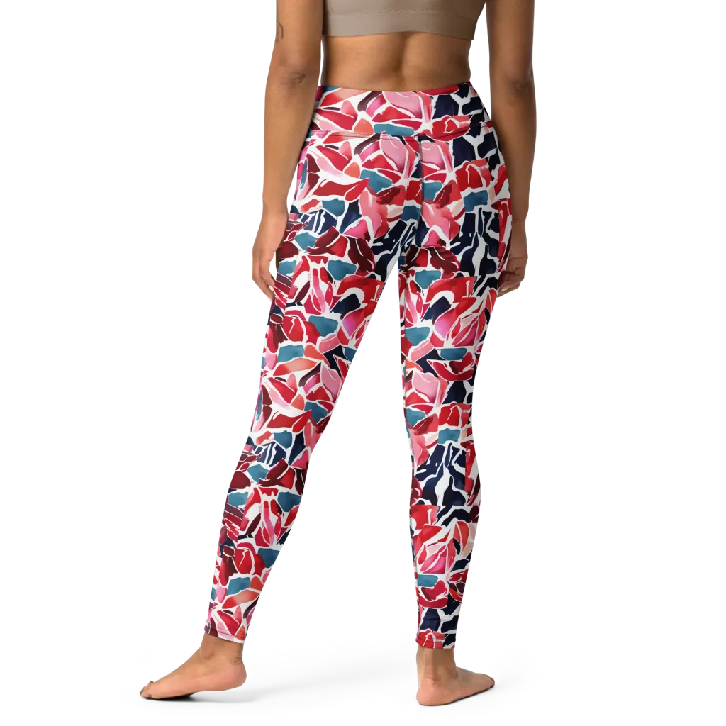 Petal Voltage on Yoga Leggings — Print file