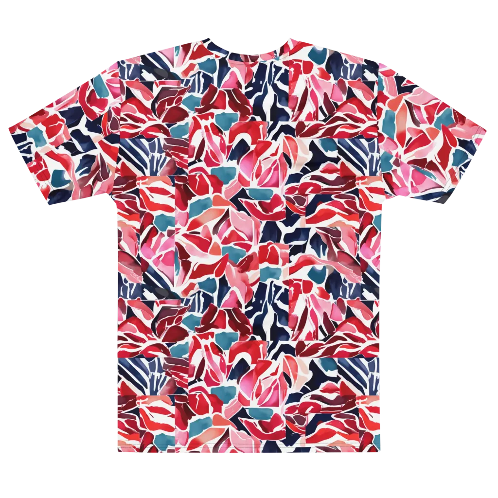 Petal Voltage on Men's Cotton Crew Neck T-Shirt — Front print