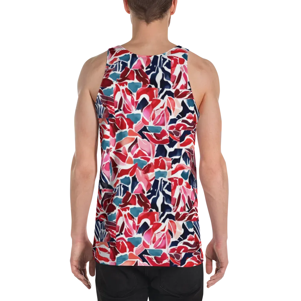 Petal Voltage on Men's Tank Top — Back