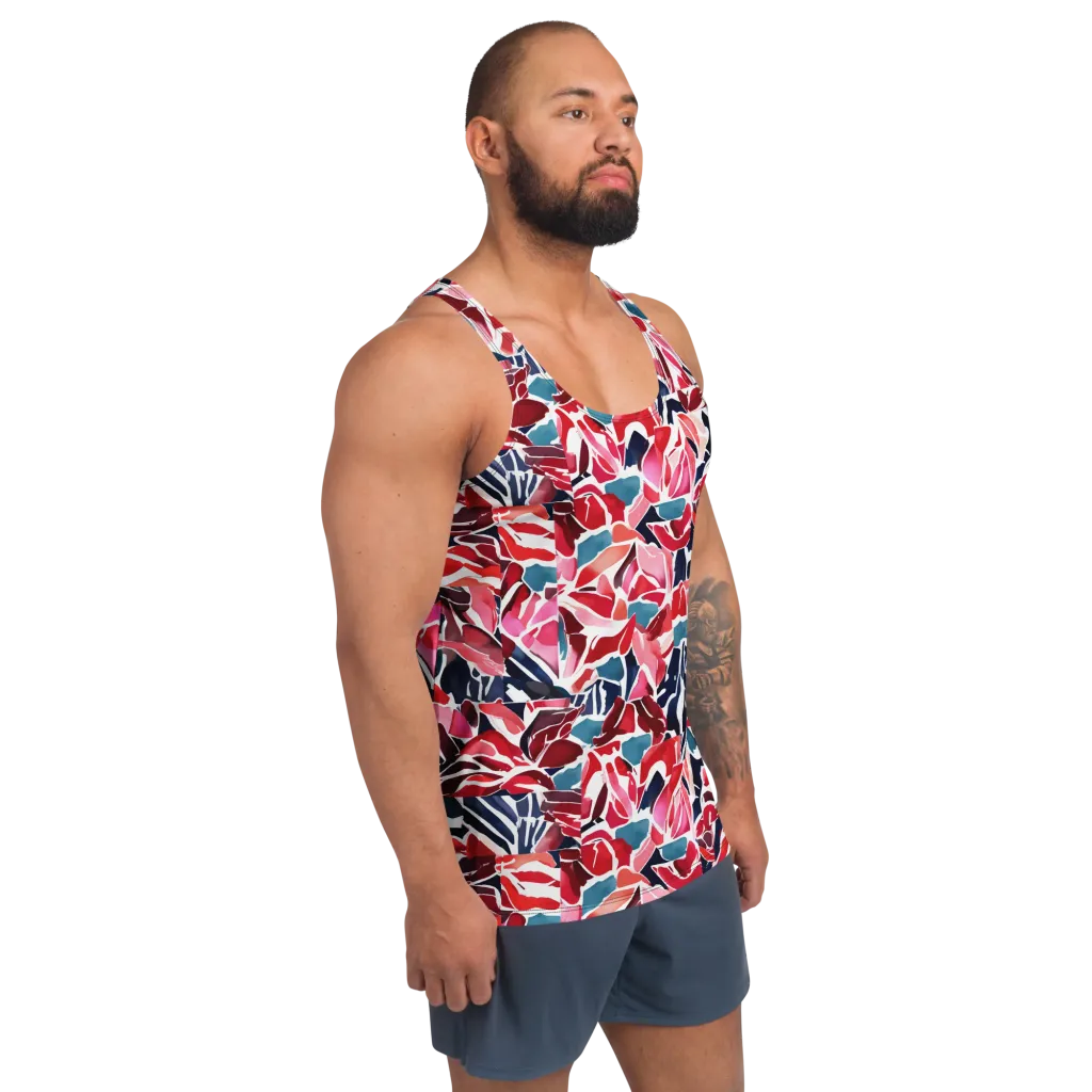 Petal Voltage on Men's Tank Top — Front print