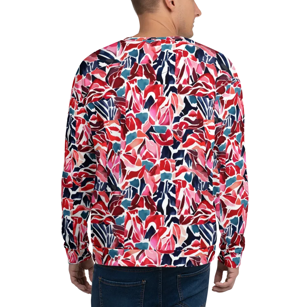 Petal Voltage on Sweatshirt — Back