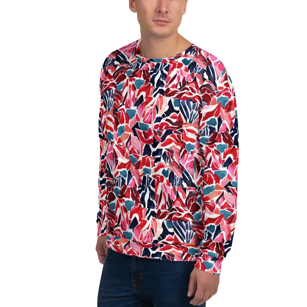 Petal Voltage on Sweatshirt — Left Front