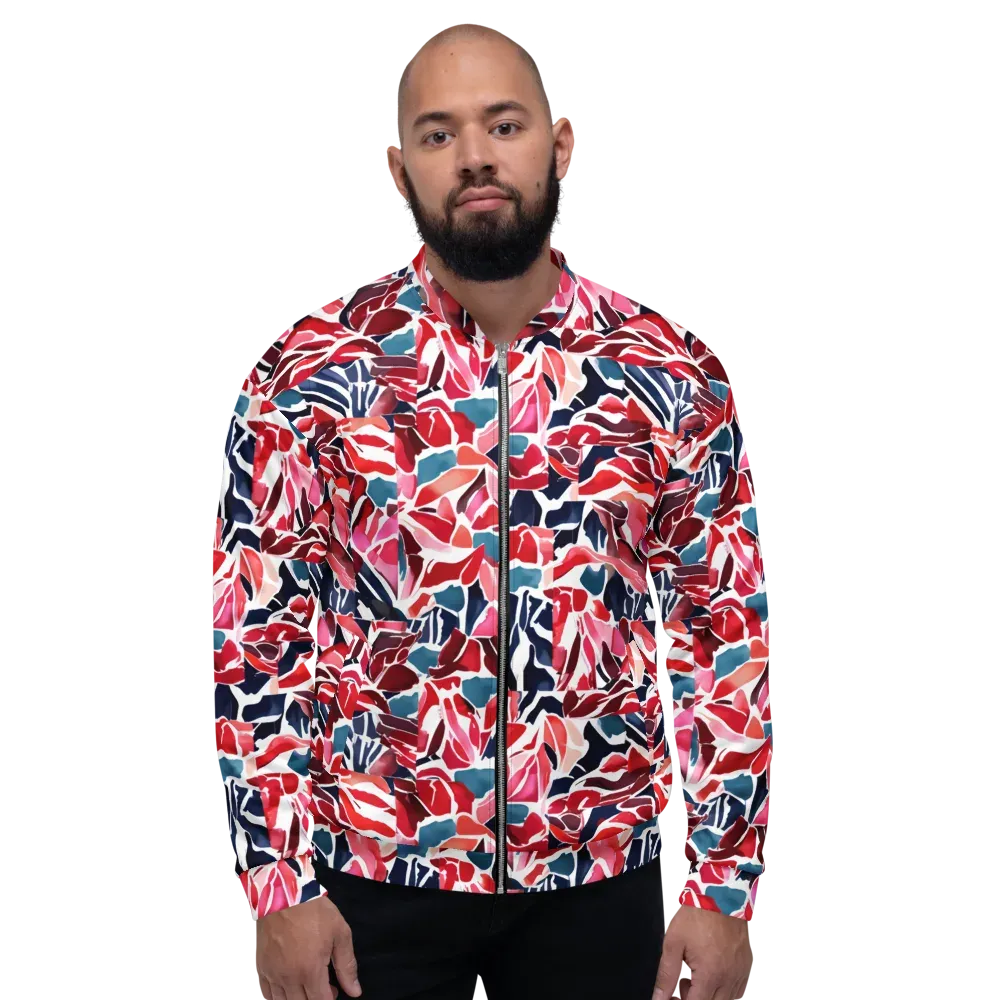 Petal Voltage on Bomber Jacket — Front