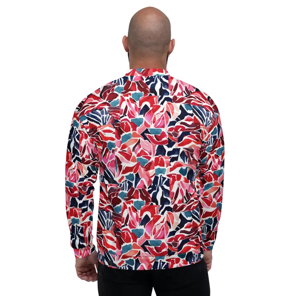 Petal Voltage on Bomber Jacket — Back