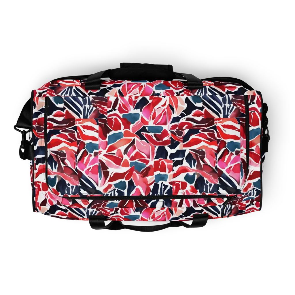 Petal Voltage on Duffle Bag — Top print
