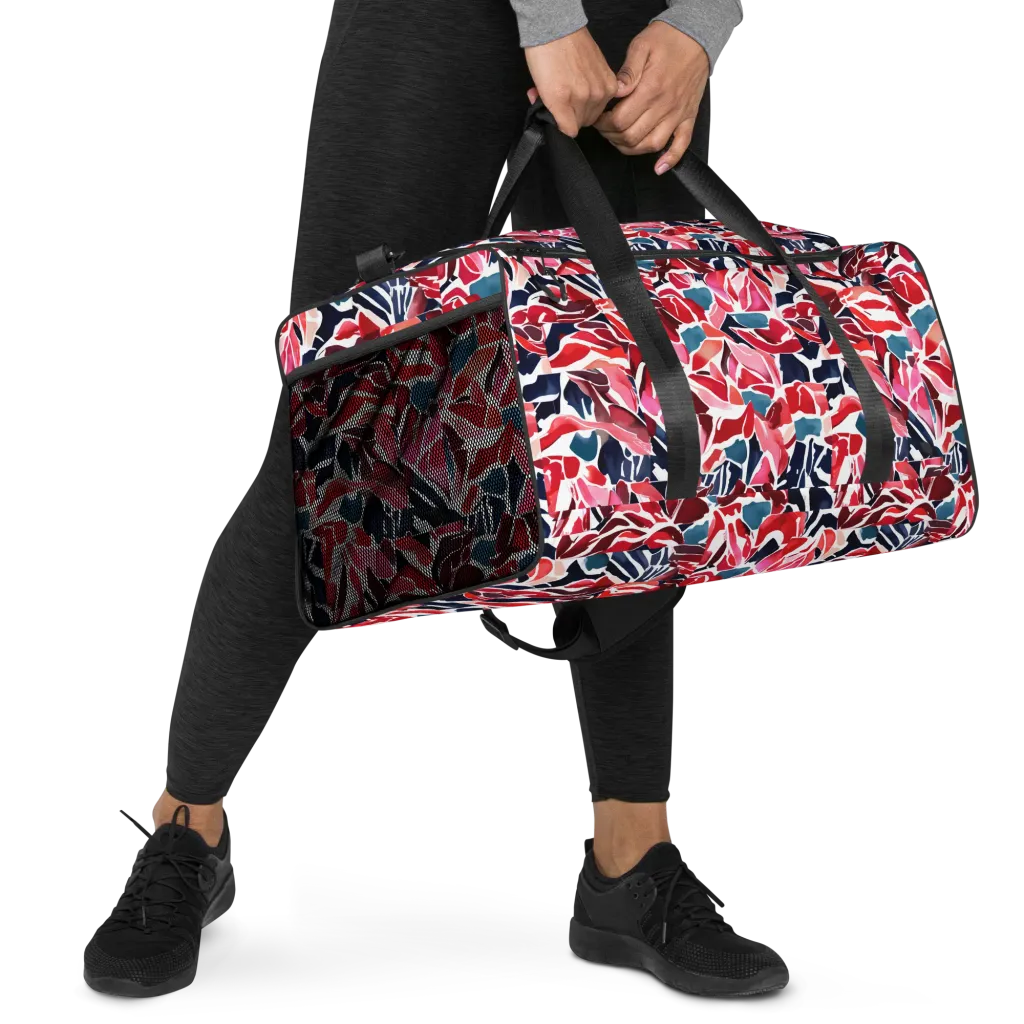 Petal Voltage on Duffle Bag — Right Front