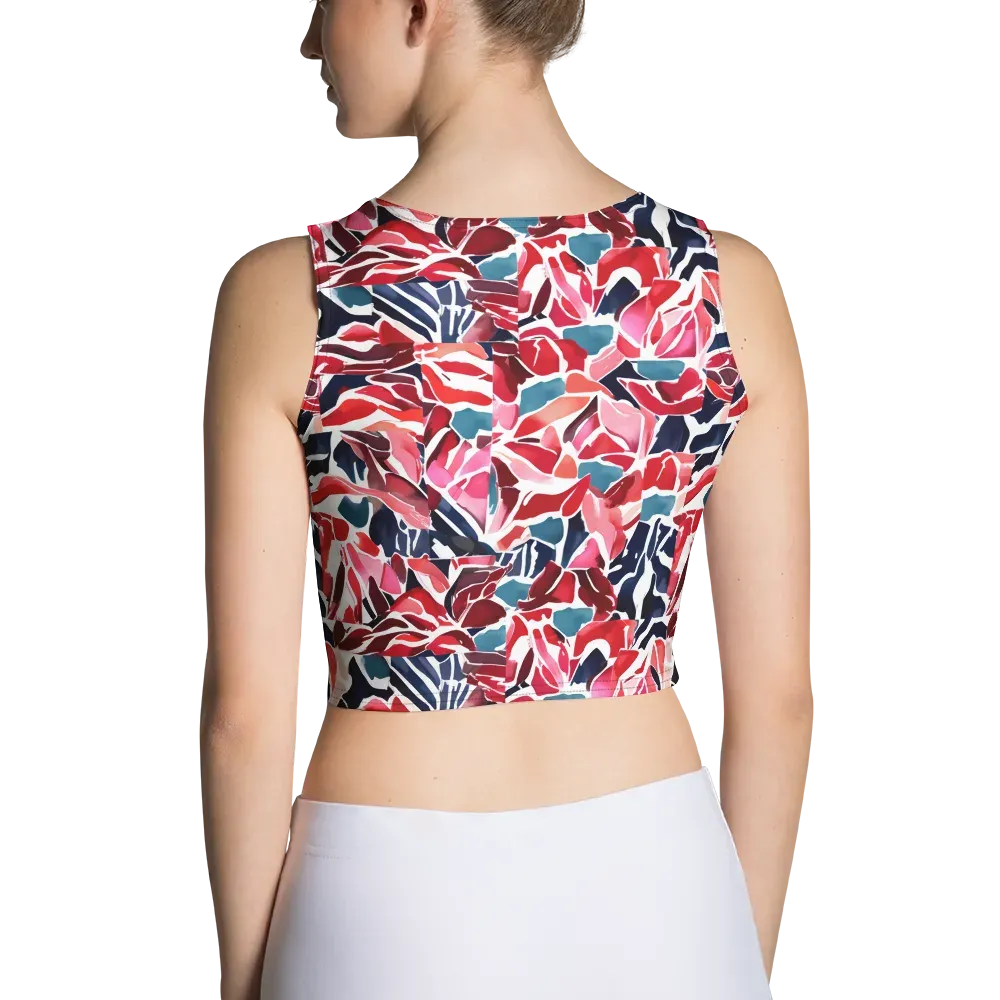 Petal Voltage on Crop Top — Back