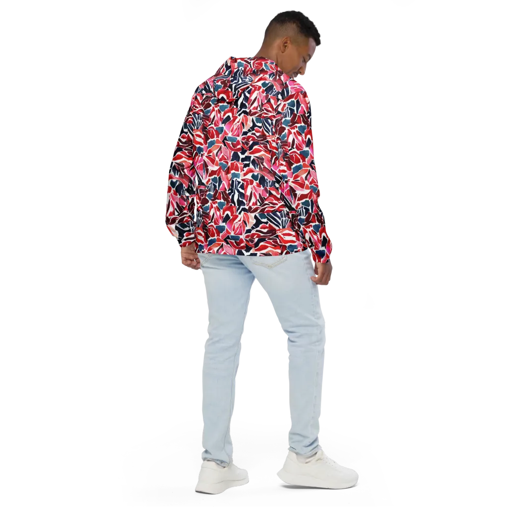 Petal Voltage on Men's Windbreaker — Back
