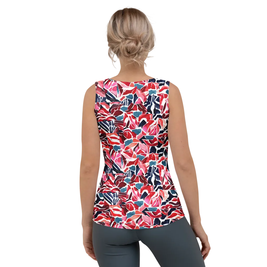 Petal Voltage on Women's Tank Top — Back