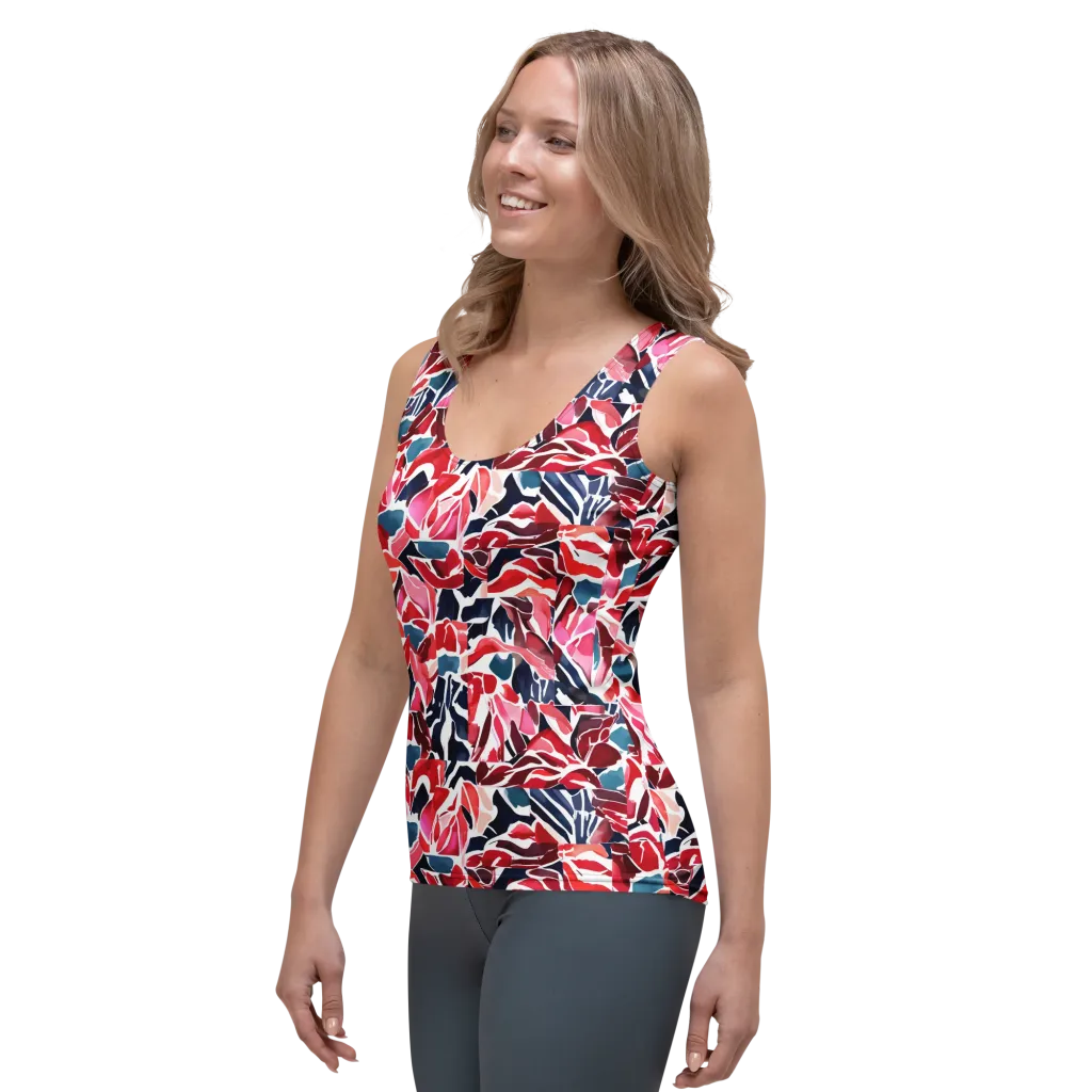 Petal Voltage on Women's Tank Top — Left Front