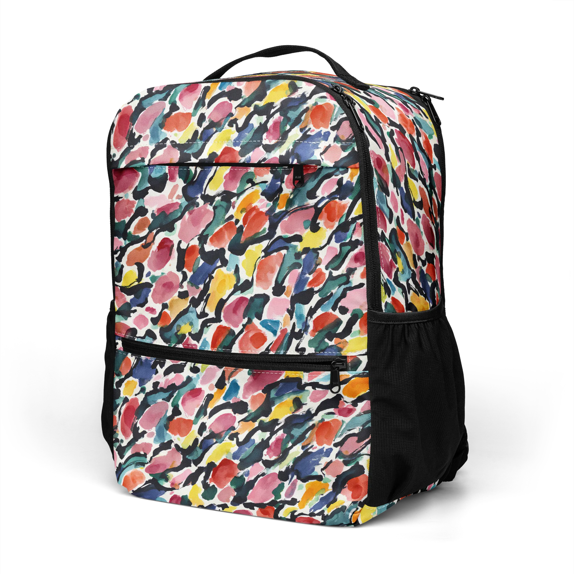 Painted Velocity on Utility Backpack — Top print
