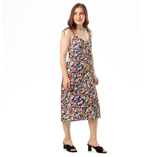 Painted Velocity on a Slip Dress