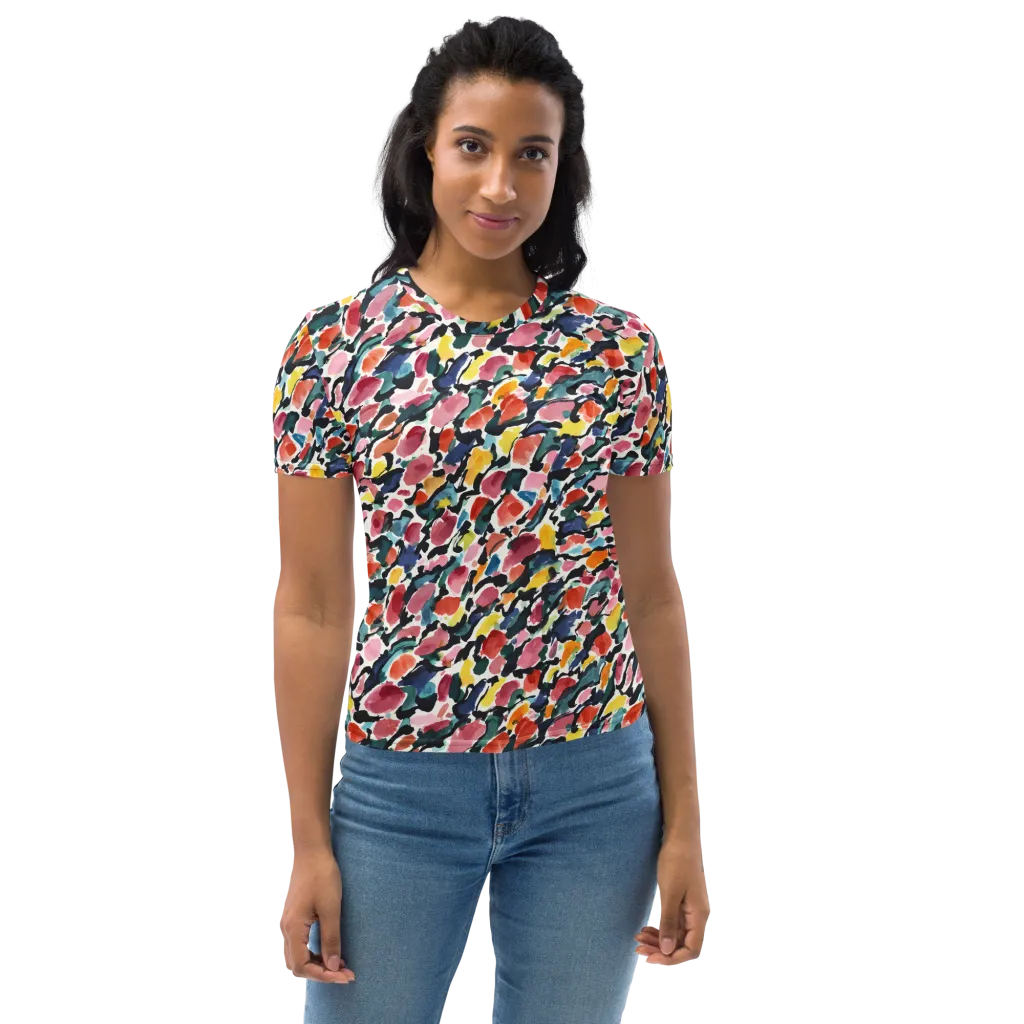 Painted Velocity on Women's Crew Neck T-Shirt — Print file