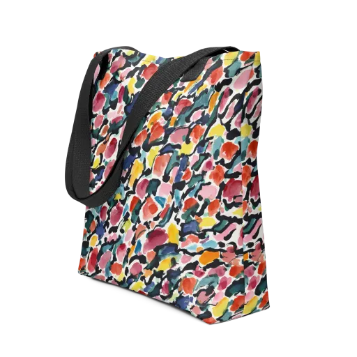 Painted Velocity on a Tote Bag