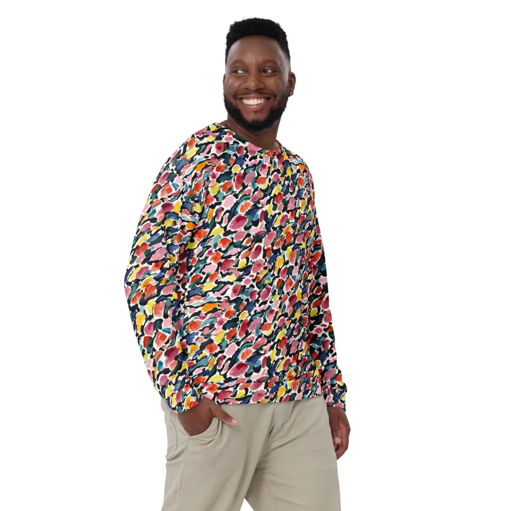Painted Velocity on Sweatshirt — Front print