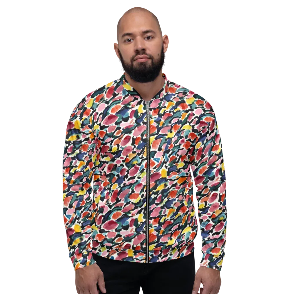 Painted Velocity on Bomber Jacket — Front