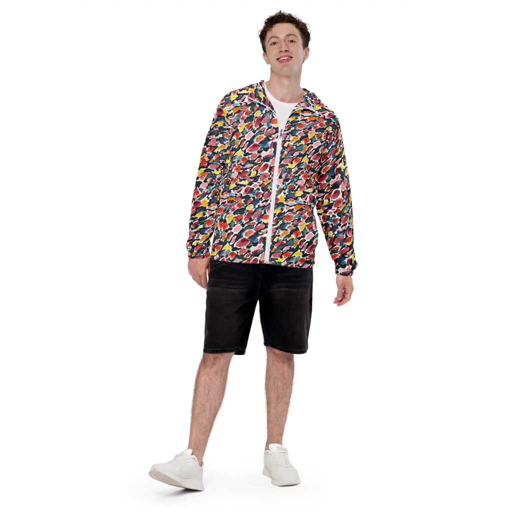 Painted Velocity on Men's Windbreaker — Front print