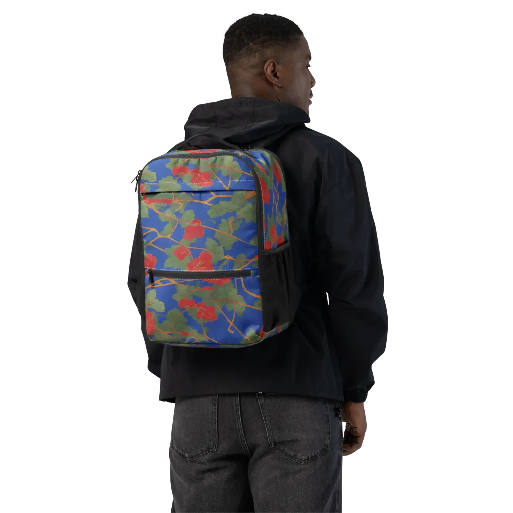 Scarlet Vine on Utility Backpack — Back