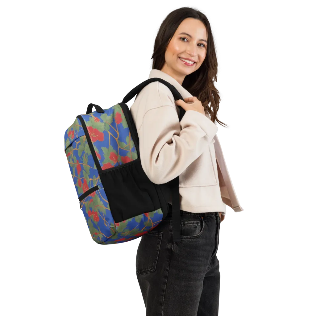 Scarlet Vine on Utility Backpack — Right