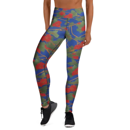 Scarlet Vine on a Yoga Leggings