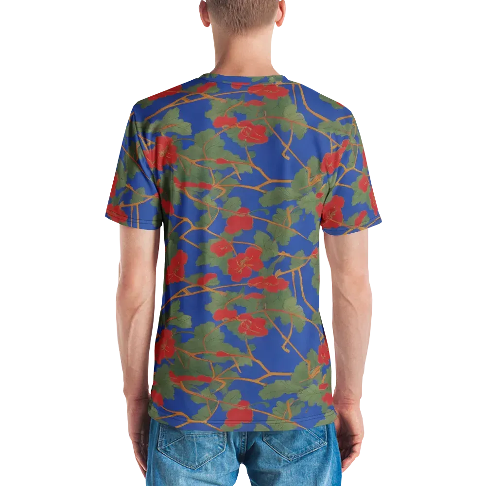 Scarlet Vine on Men's Crew Neck T-Shirt — Back