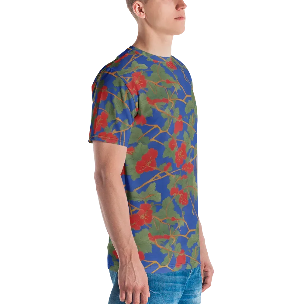 Scarlet Vine on Men's Crew Neck T-Shirt — Right