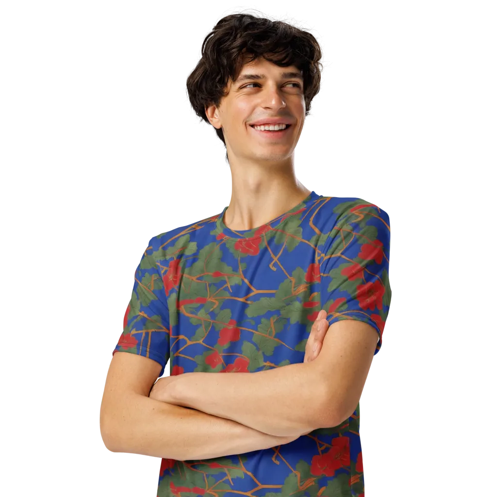 Scarlet Vine on Men's Crew Neck T-Shirt — Front print