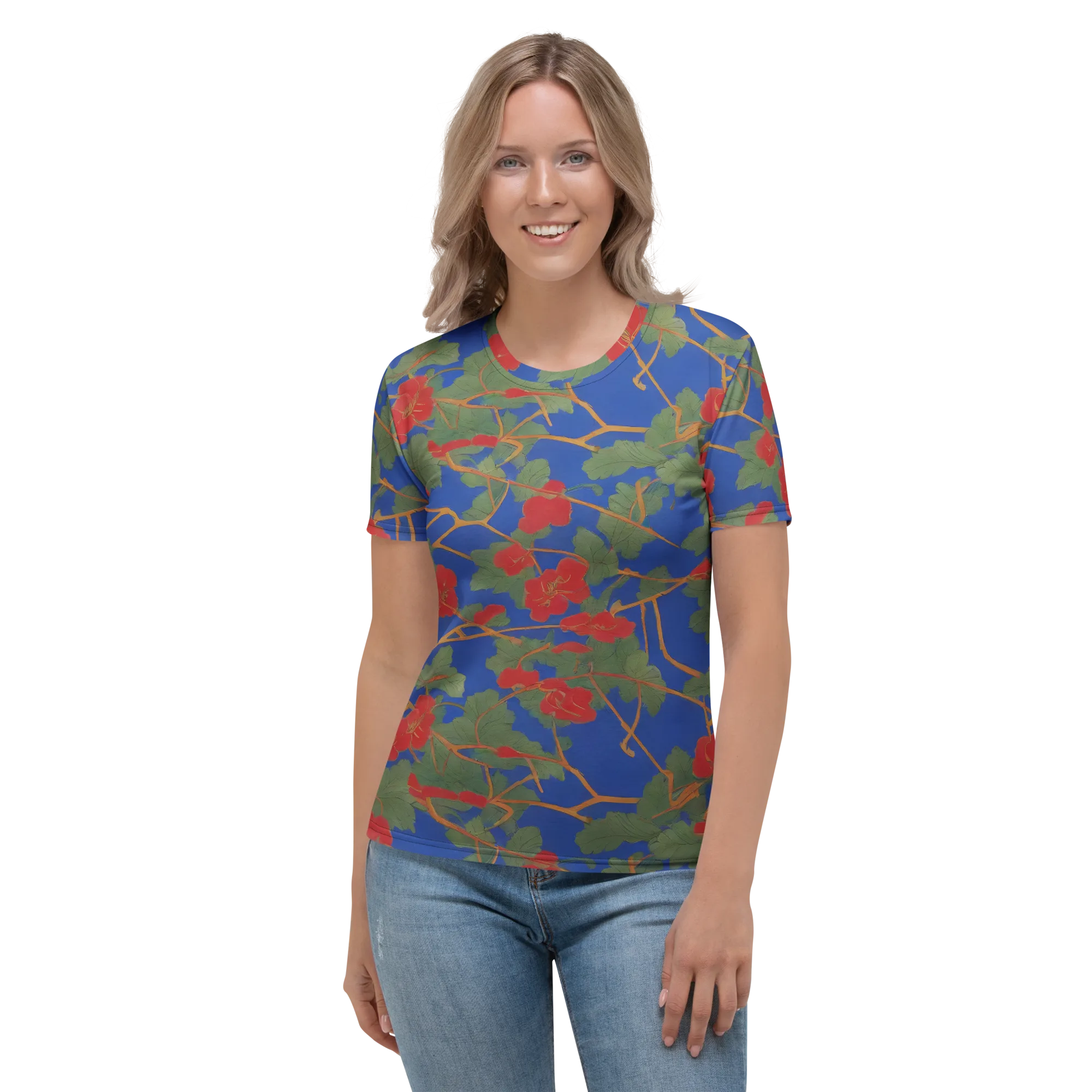Scarlet Vine on Women's Crew Neck T-Shirt — Front
