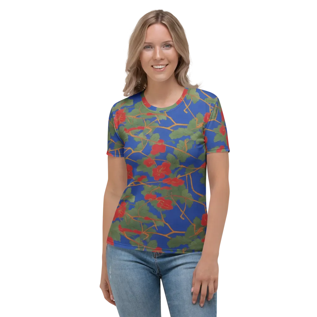 Scarlet Vine on Women's Crew Neck T-Shirt — Front