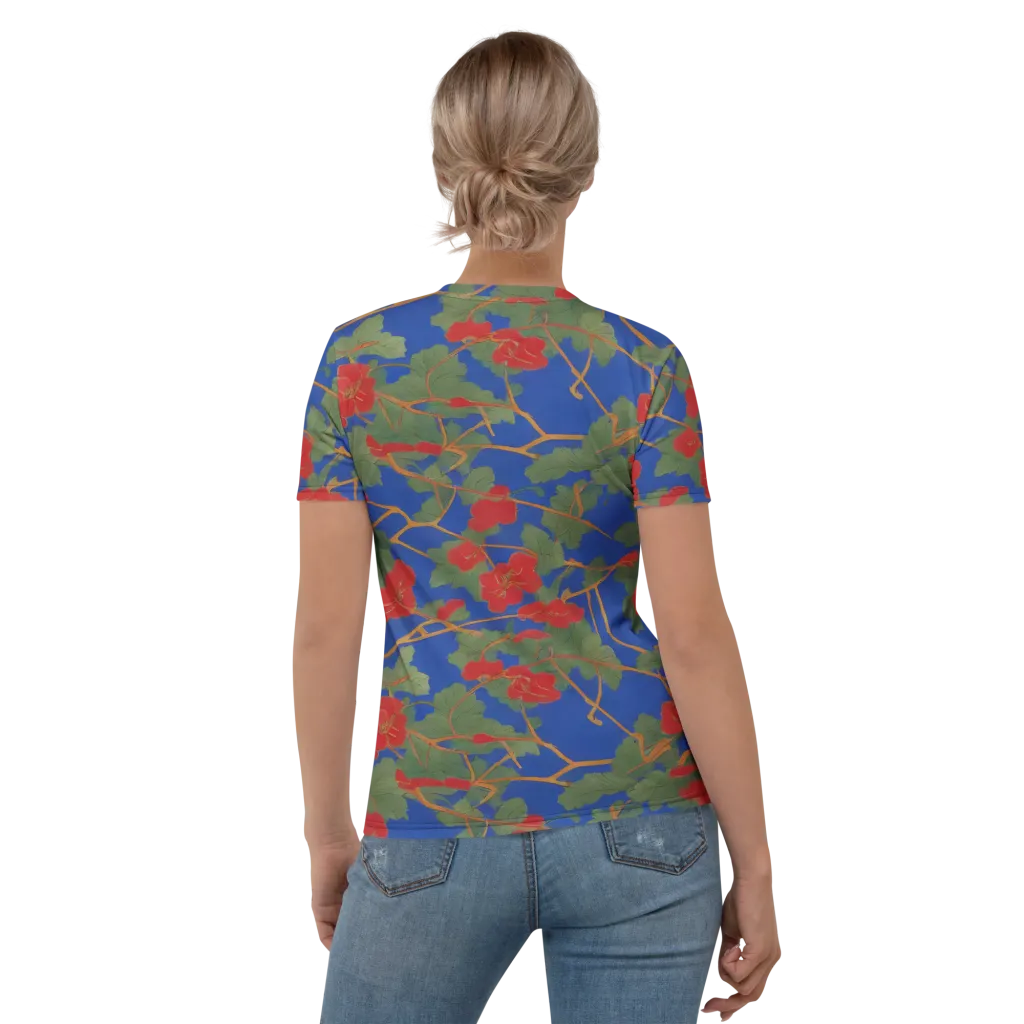 Scarlet Vine on Women's Crew Neck T-Shirt — Back