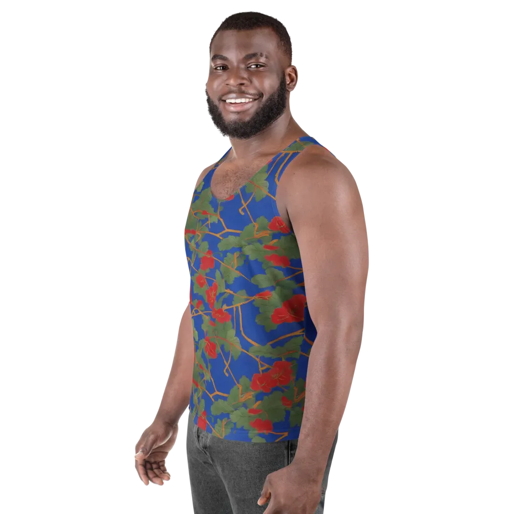 Scarlet Vine on Men's Tank Top — Left Front