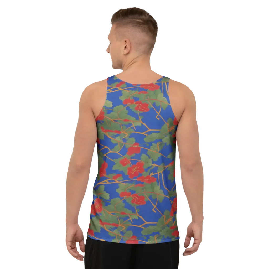 Scarlet Vine on Men's Tank Top — Back print